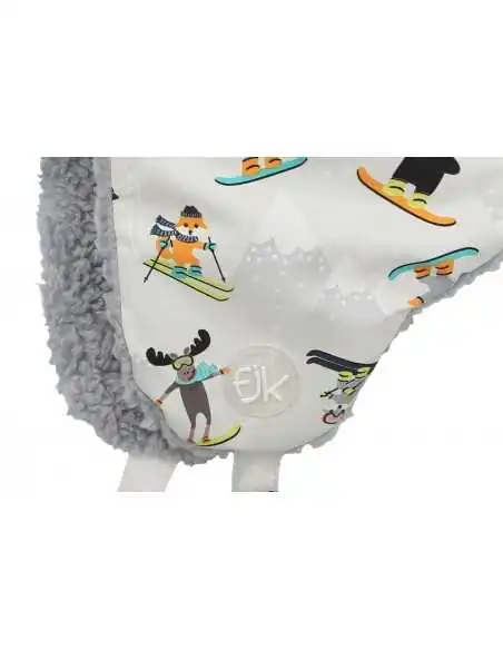 FlapJack - Caciula cu Urechi Impermeabila, Imprimeu Ski Resort
