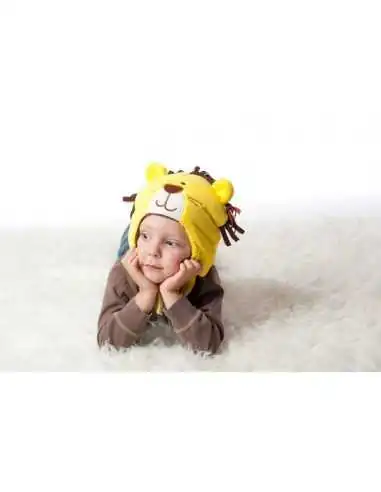 FlapJack - Caciula Calduroasa Reversibila, UPF50+, Leu - Maimuta