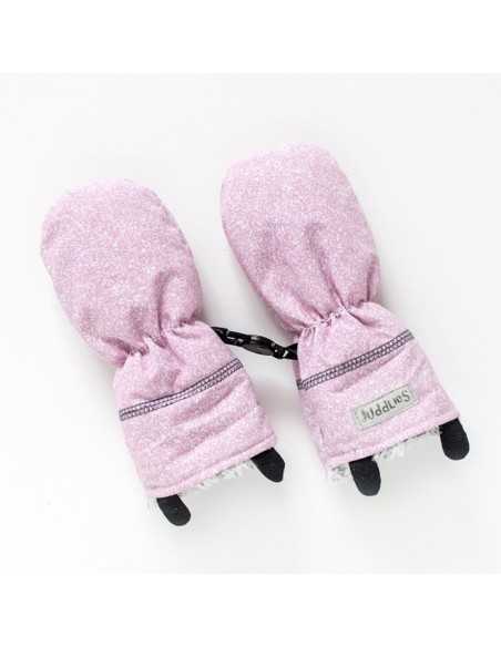 Juddlies Designs, Manusi Iarna, Bebelusi 0 - 6 luni, Salt & Pink Pepper