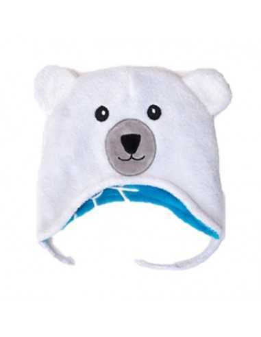 FlapJack - Caciula Calduroasa Reversibila, UPF50+, Polar Bear - Fulg de Nea