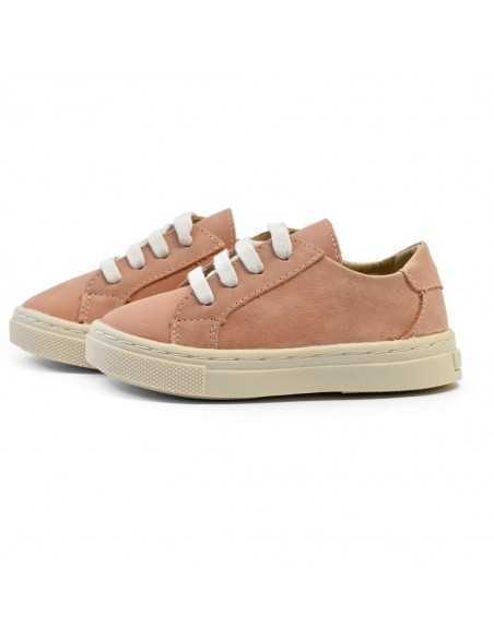 Piper Finn, Sneakers piele, Top Grain Leather, Low Top, culoare Blush