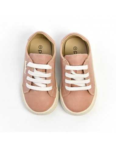 Piper Finn, Sneakers piele, Top Grain Leather, Low Top, culoare Blush