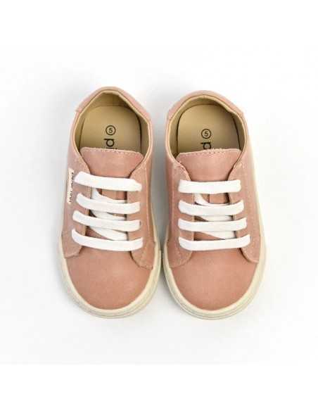 Piper Finn, Sneakers piele, Top Grain Leather, Low Top, culoare Blush