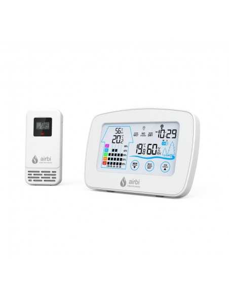 Set Termometru si higrometru digital cu transmitator wireless extern Airbi CONTROL BI1020