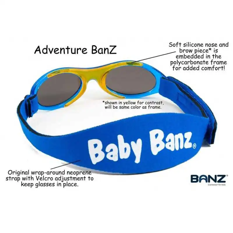 Baby Banz Ochelari 0 - 2 ani - Bubzee Lagoon Blue Aqua