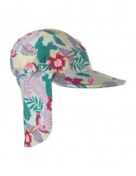 Sapca de soare UPF50+ cu protectie gat - Tropicana