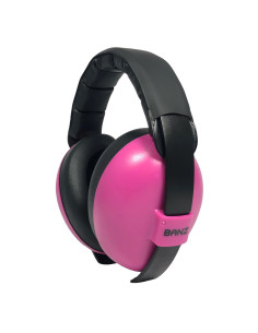 Casti Antifoane Copii Mini, Banz Bubzee, 3 - 36 Luni - Magenta
