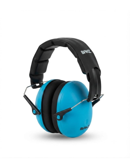 Casti cu antifoane pentru copii de la 3 ani, Banz Kidz, Sky Blue