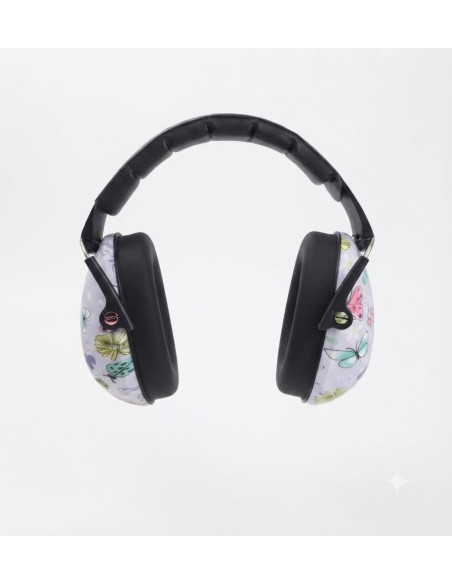 Casti cu antifoane pentru copii de la 3 ani, Banz Kidz, Butterfly