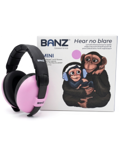 Casti cu antifoane Mini, de la (3 luni – 5 ani), Banz, Roz 2