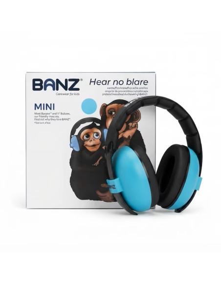 Casti cu antifoane Mini, de la (3 luni – 5 ani), Banz, Turcoaz
