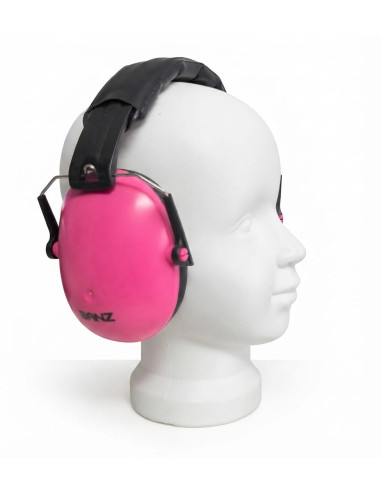 Casti cu antifoane pentru copii de la 3 ani, Banz Kidz, Petal Pink