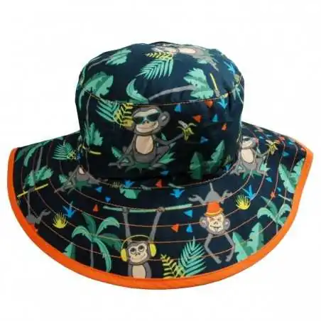 Banz Palarie Protectie la Soare Reversibila UPF50+ Jungle Mix