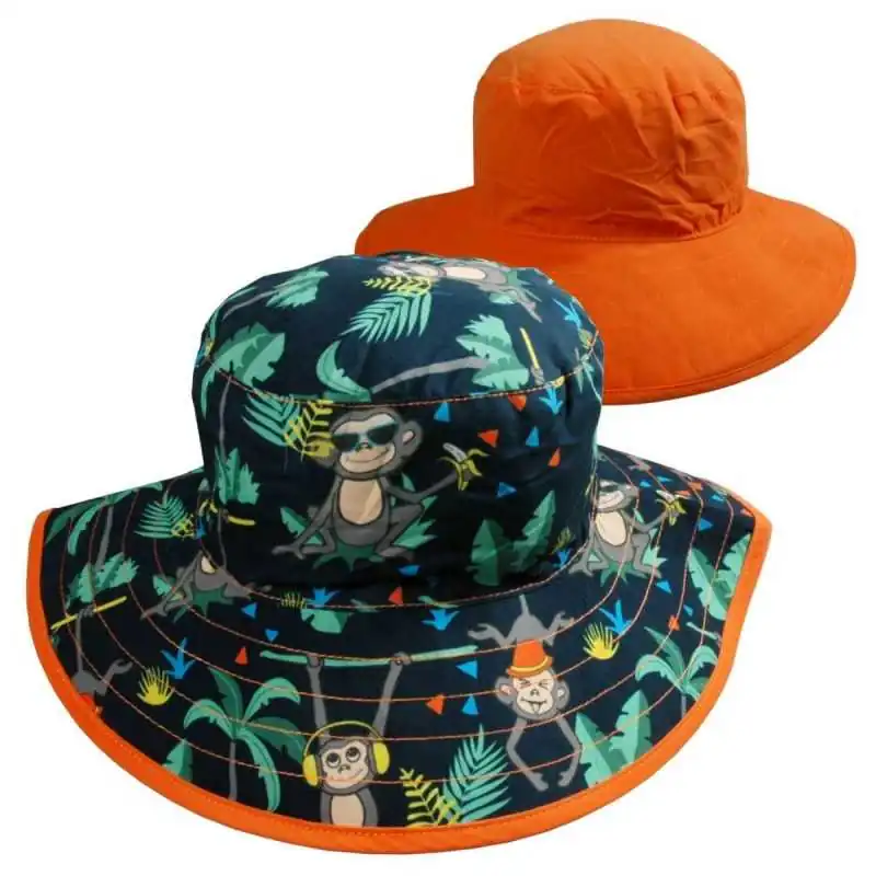 Banz Palarie Protectie la Soare Reversibila UPF50+ Jungle Mix