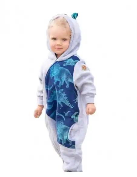 Salopeta Captusita Fleece, LennyLamb, Bear Romper, Jurassic Park - Evolution