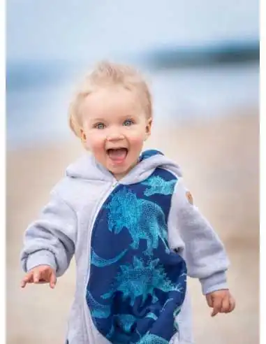 Salopeta Captusita Fleece, LennyLamb, Bear Romper, Jurassic Park - Evolution