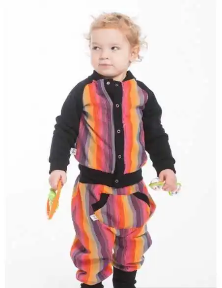 Hanorac Lenny Lamb, Bomber, Rainbow Red Cotton