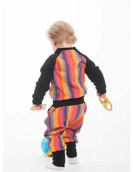 Hanorac Lenny Lamb, Bomber, Rainbow Red Cotton