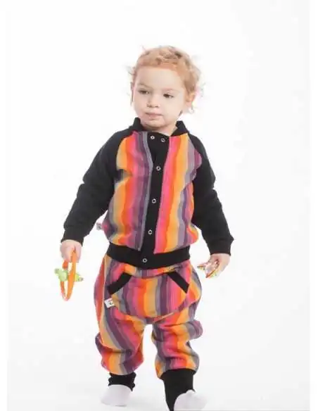 Hanorac Lenny Lamb, Bomber, Rainbow Red Cotton