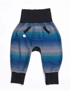 Lenny Lamb Pantalonasi Baggy, Little Herringbone Illusion & Black